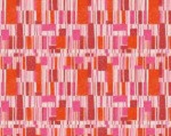 Flamingo Christmas Block Stripe Pink von Paintbrush Studios - 1/2 Hof