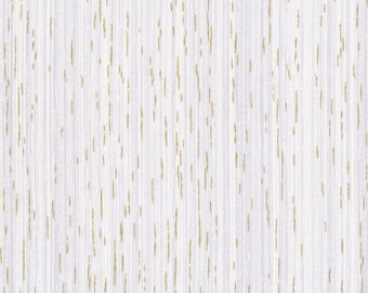 Fog Stripe Texture with Gold Metallic by Robert Kaufmann--1/2 yd