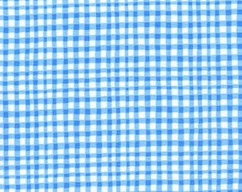 Gingham Play in Blue by Michael Miller -- 1/2 YD