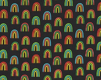 Sonrisas de chile - Negro -- 1/2 YD