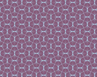 Fabric by the Yard -- Heirloom Empire Weave in Amethyst by Joel Dewberry - 1 yard