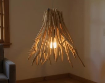 Tree branch chandelier handmade sculpture driftwood branch chandelier lighting art deco lamps furniture decor home