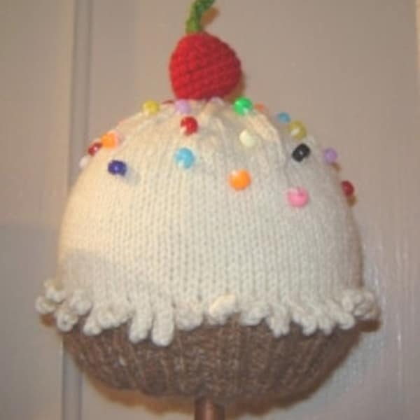 Knitted Baby Hat Pattern -   Cupcake Hat