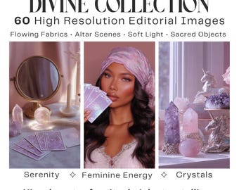 Spiritual Stock Photos | Ritual Altar Scenes, Crystals (PLR+MRR)