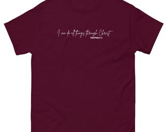 Philippians 4:13 Faith T Shirt