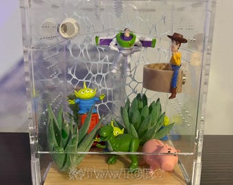 Jumping Spider Enclosure- Toy Story Theme