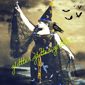 Witchy Woman By the Sea, Halloween, strega magica, alterato stampa di Halloween