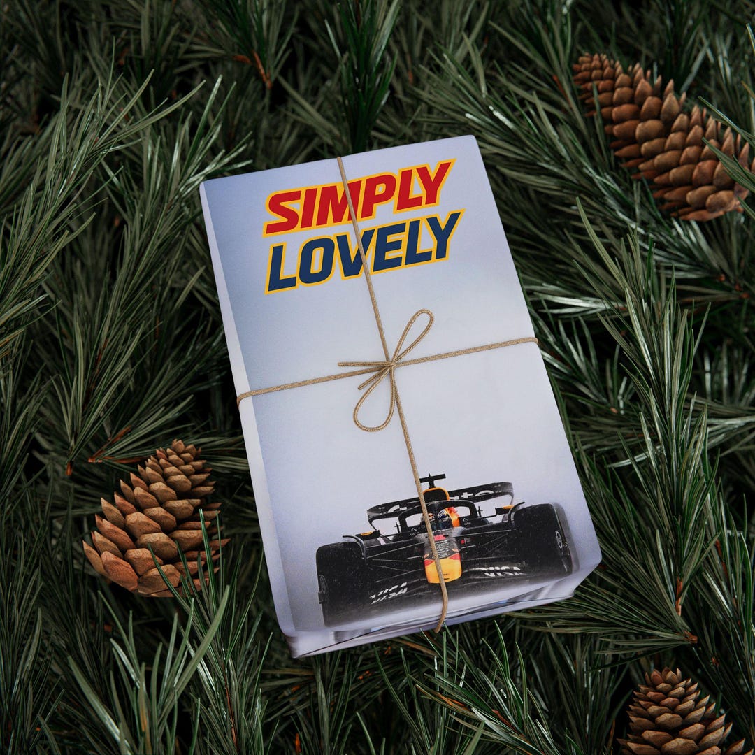 Red Bull Rapping Paper Max Verstappen Red Bull Racing Wrapping Paper - Etsy