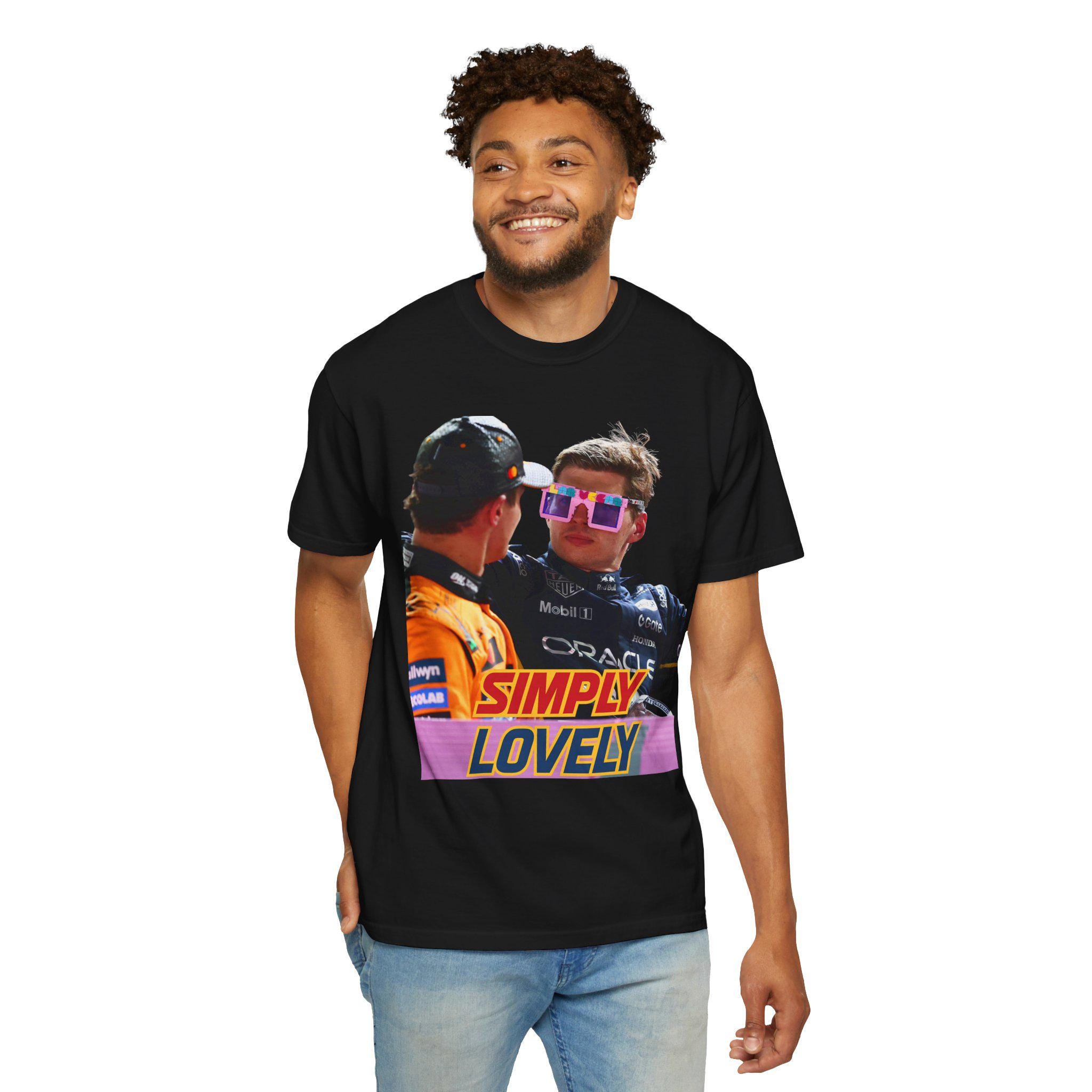 Max Verstappen Pink Sunglasses Las Vegas GP 2025 T-shirt | Red