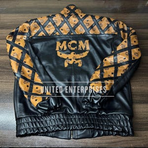 Mcm Leather Jacket - Etsy