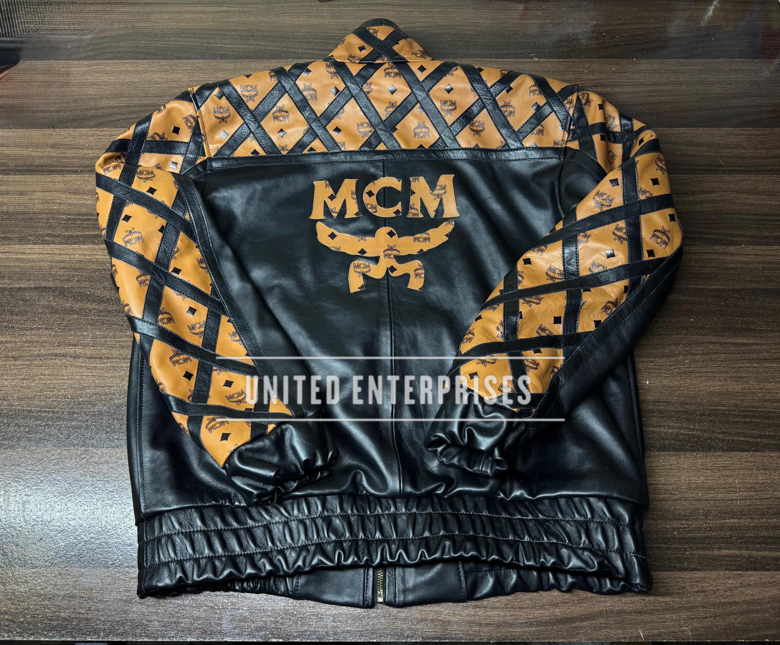 Mcm Leather Jacket - Etsy