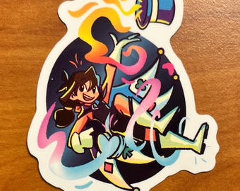Trucy Wright Vinyl Sticker || Ace Attorney