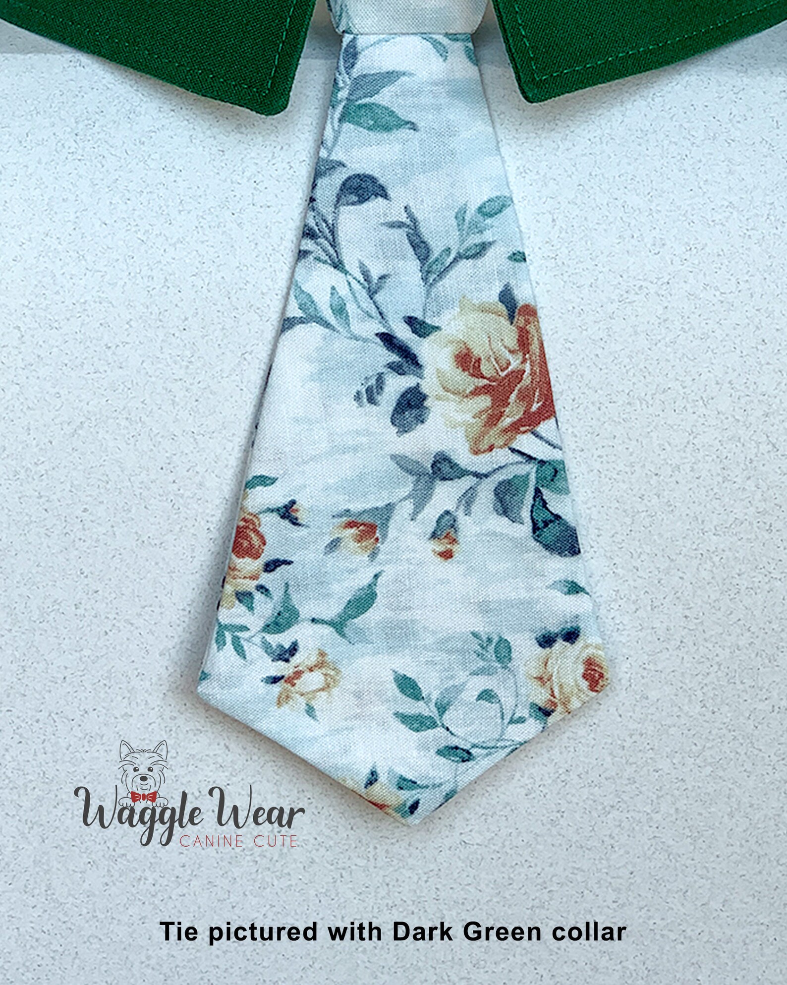 personalized dog tie