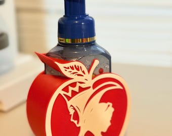 Apple Silhouette Soap Holder Decor