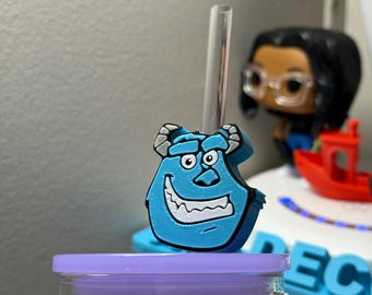 Character Straw Topper, Bottle Decoration