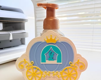 Soap holder, double-sided, carriage princess