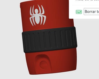STL File Mix can cooler Spider Man