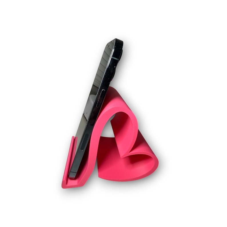 Heart Phone Stand: Desk Accessory for Viewing Calls, Videos image 3