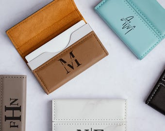 Custom Business Card Case, New Business Gift, Engraved Card Case, Business Gift, Corporate Gift, Office Gift, Boss Gift, Custom Gift for Him