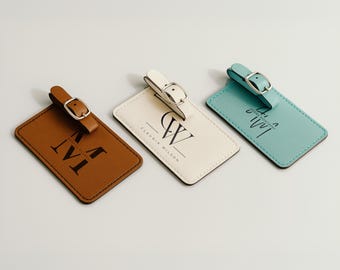 Etiqueta de equipaje de cuero personalizada, regalo de viaje personalizado, etiqueta de maleta, regalos de boda, regalos de viaje, etiqueta de equipaje personalizada
