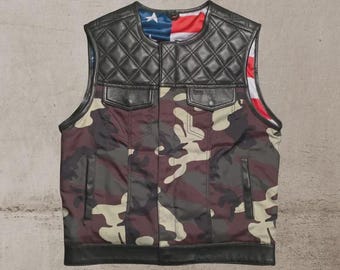 Tactical Camo Utility Vest: Military-Style Streetwear