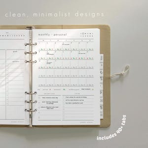 Ultimate Life Planner Bundle: 500+ PRINTABLE Pages, Daily, Weekly, Yearly Templates, 2026 Journal (A5, Letter size 8x11 ) image 7
