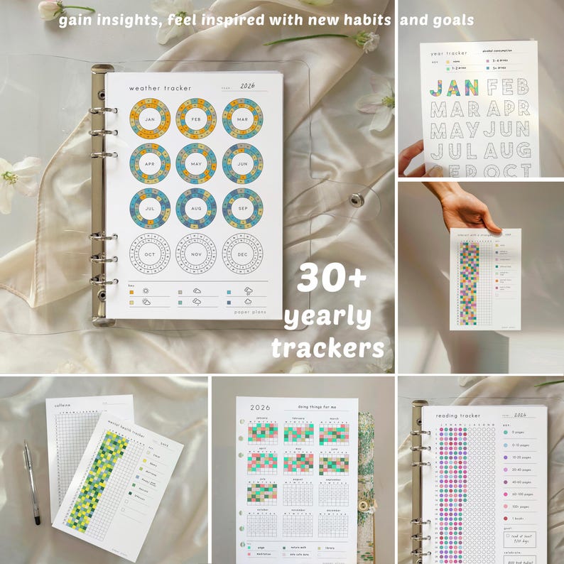 Ultimate Life Planner Bundle: 500+ PRINTABLE Pages, Daily, Weekly, Yearly Templates, 2026 Journal (A5, Letter size 8x11 ) image 10