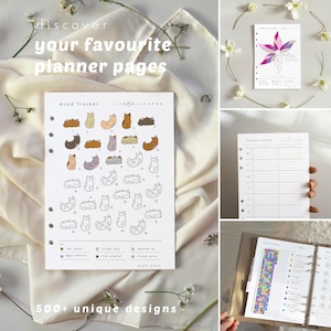 Ultimate Life Planner Bundle: 500+ PRINTABLE Pages, Daily, Weekly, Yearly Templates, 2026 Journal (A5, Letter size 8x11 ) image 4