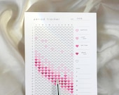 Period Tracker: Printable, Monthly Cycle Planner (PDF)