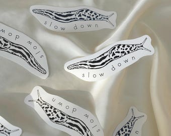 Mindfulness Stickers: Printable, Slow Down, Grounding Techniques, Mental Health, Self-Care Reminders (Download)