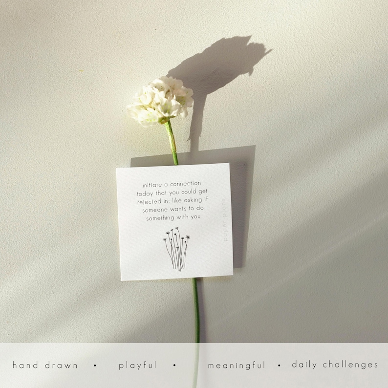 12 monthly challenges: Printable Card Set, 30 Day challenges, Daily Prompts, Personal Development, Endless Gift - The Best Year! image 3