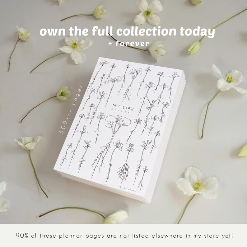 Ultimate Life Planner Bundle: 500+ PRINTABLE Pages, Daily, Weekly, Yearly Templates, 2026 Journal (A5, Letter size 8x11 ) image 18