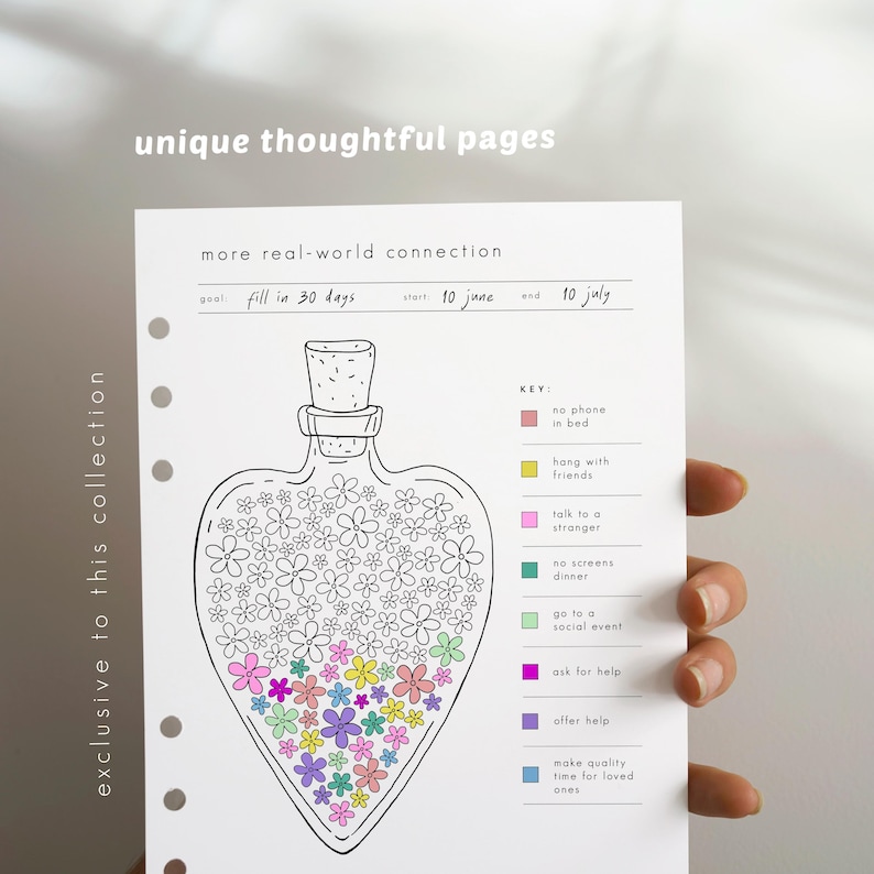 Ultimate Life Planner Bundle: 500+ PRINTABLE Pages, Daily, Weekly, Yearly Templates, 2026 Journal (A5, Letter size 8x11 ) image 12