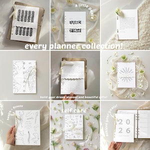 Ultimate Life Planner Bundle: 500+ PRINTABLE Pages, Daily, Weekly, Yearly Templates, 2026 Journal (A5, Letter size 8x11 ) image 8