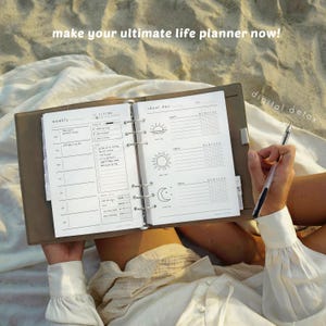 Ultimate Life Planner Bundle: 500+ PRINTABLE Pages, Daily, Weekly, Yearly Templates, 2026 Journal (A5, Letter size 8x11 ) image 17