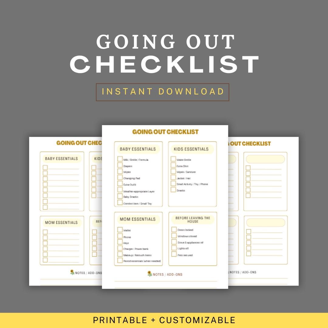 Forgetting Routine Going Out | Before Leaving House Checklist for Moms | Stop Forgetting ...