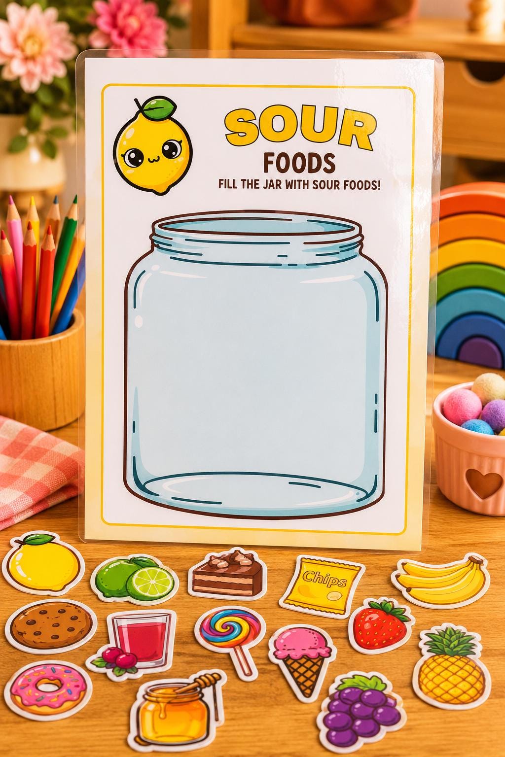 Sorting Sweets Taste Sorting Activity for Kids Printable | Flavour Sorting | Sweet ...