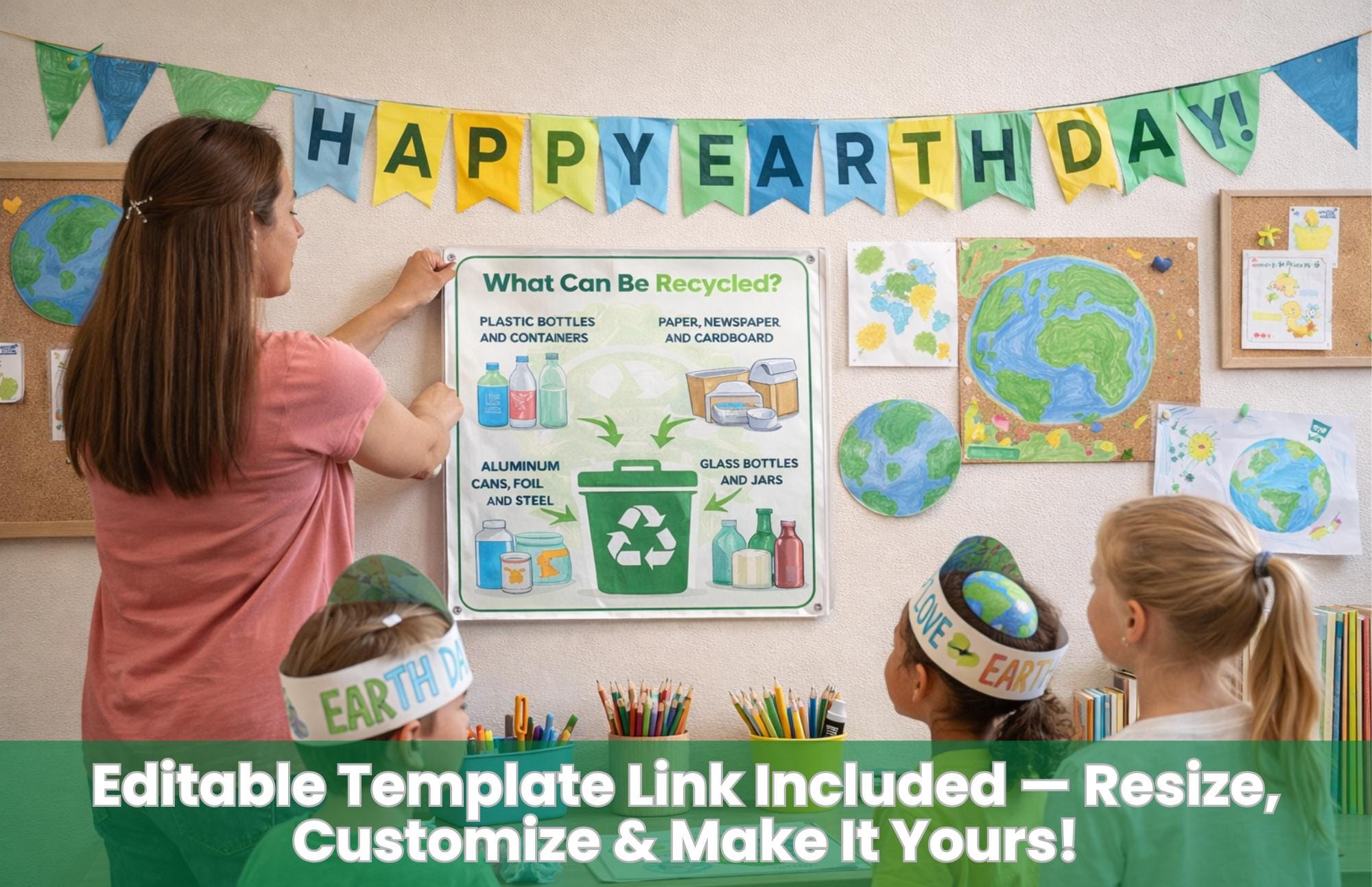 Trash Guid Recycle Posters | What Can Be Recycled, Composted, and Trash Guide ...
