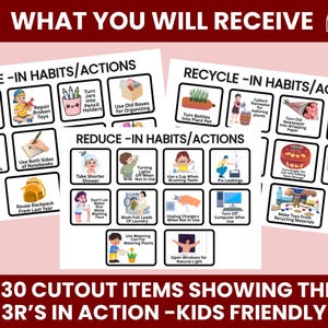 3rs Recycling for Preschoolers | Reduce Reuse Recycle Sorting Game ...