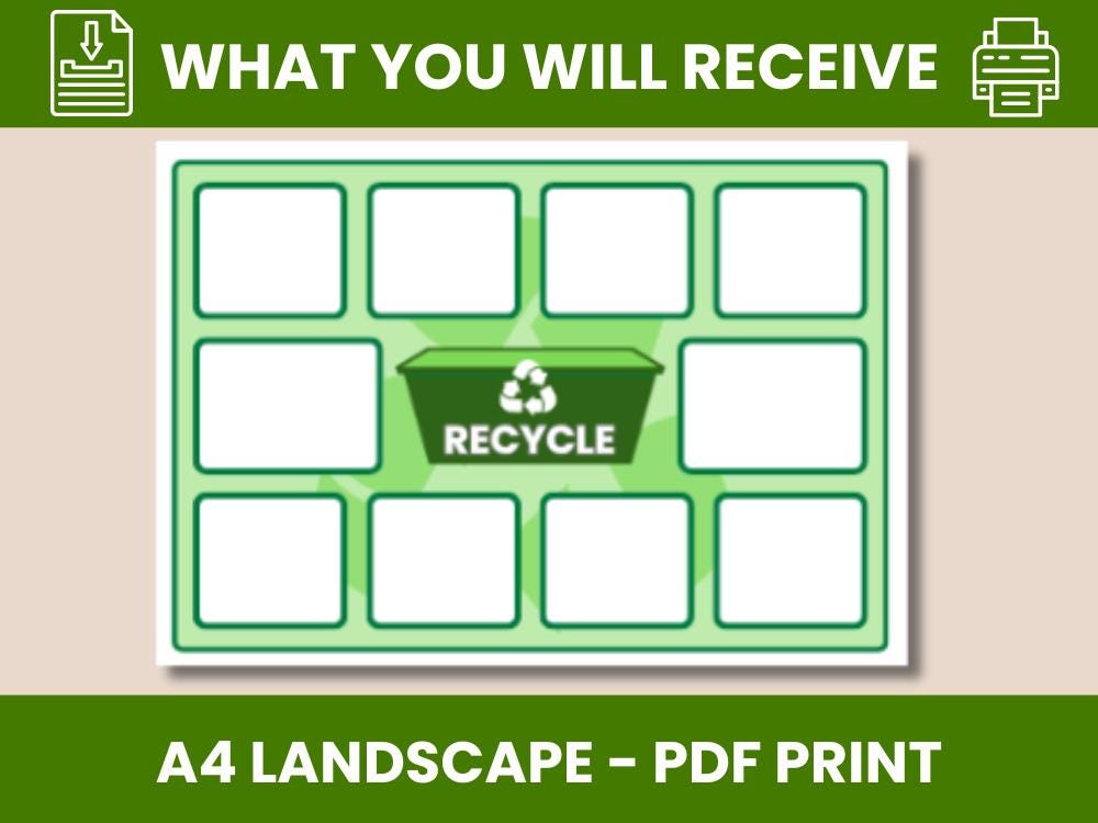 3rs Recycling for Preschoolers | Reduce Reuse Recycle Sorting Game ...