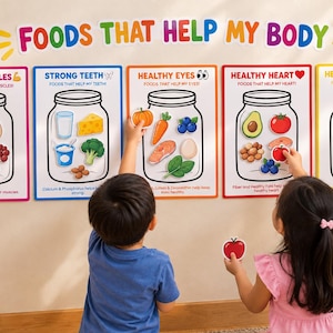 Nutrition Week Food Sorting | Food That Helps My Body | Healthy Food Sorting | Food That Are Good For The Muscle ,Teeth, Eyes ,Heart, Brain