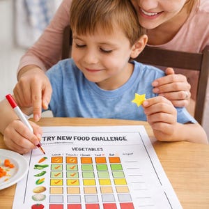 Picky Eater Printable Kit for Kids 4–6 | Parent Guide + Food Tracker + Snack Choice Chart | Gentle Feeding Support | Mealtime Help PDF