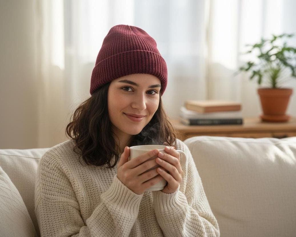 Ribbed Beanie Knitting Pattern PDF | Classic DK Hat in 3 Sizes | Easy ...