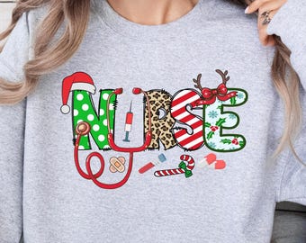 Christmas Nurse Shirt, Jingle Bells Nurse Sweatshirt, Funny Christmas Nurse Shirts, ER Nurse Sweater, Christmas Nurse Gifts, Christmas Nurse