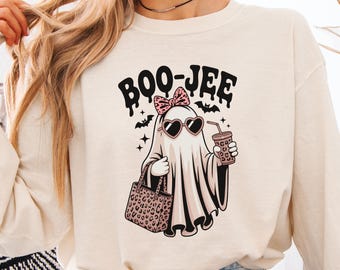Comfort Colors Boojee Shirt, Boojee ghost Shirt, cute halloween shirt, fall shirt, boo jee halloween, Halloween party, Boojee fall shirt