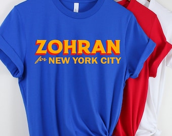 Zohran Mamdani for Mayor Tee: Vote Zohran, Progressive Democrats