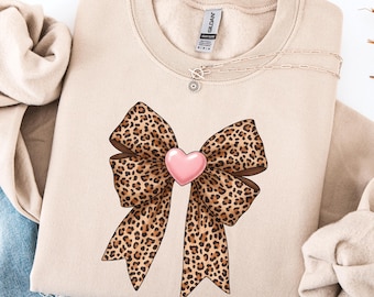 Coquette Valentine Sweatshirt, Retro Valentine Shirt, Valentines day Bow Shirt, Coquette Bow T Shirt, Bow Valentine Gifts