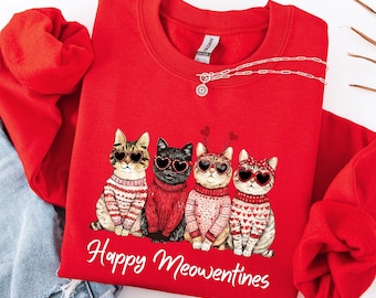 Valentine Cat Shirt,Heart Love Cat Shirt,Trendy Valentines ,Cat Lover Shirt,Cupid Cat Shirt, Cute Cat Shirt,Cat lover gifts,Cat mom shirts
