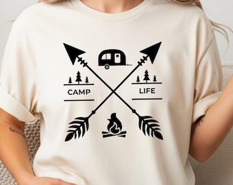 Camp Shirt, Camp Life Shirt, Camping Friend Gift, Summer Camp Shirt, Camping Shirt, Family Camping, Camping Tee, Camp Life Tee