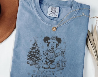 Camiseta navideña de Disney, camiseta de la fiesta navideña de Mickey, camiseta navideña de Disney, camiseta del Festival de las Fiestas, camiseta de Disney